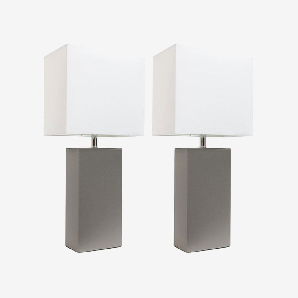 Modern Leather Table Lamps Modern Leather Table Lamps