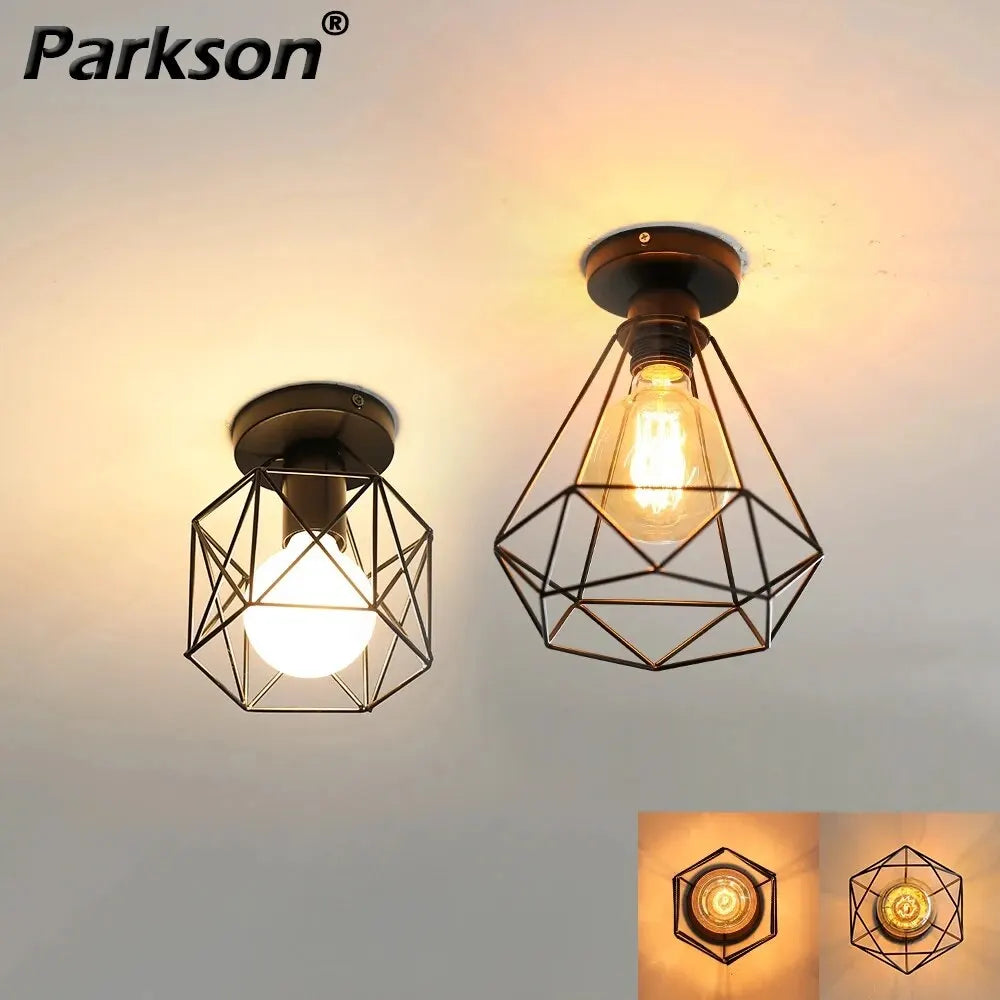 Simple Ceiling Light Retro Industrial Metal E27 Fixture Black Shade Flush Mount Ceiling Lamp Porch Light For Bedroom Home Decor Simple Ceiling Light Retro Industrial Metal E27 Fixture Black Shade Flush Mount Ceiling Lamp Porch Light For Bedroom Home Decor