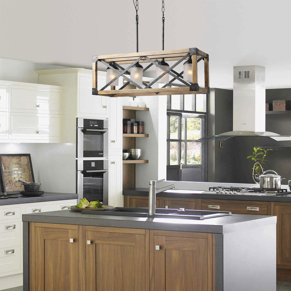 Chandelier Rectangle 4-Light