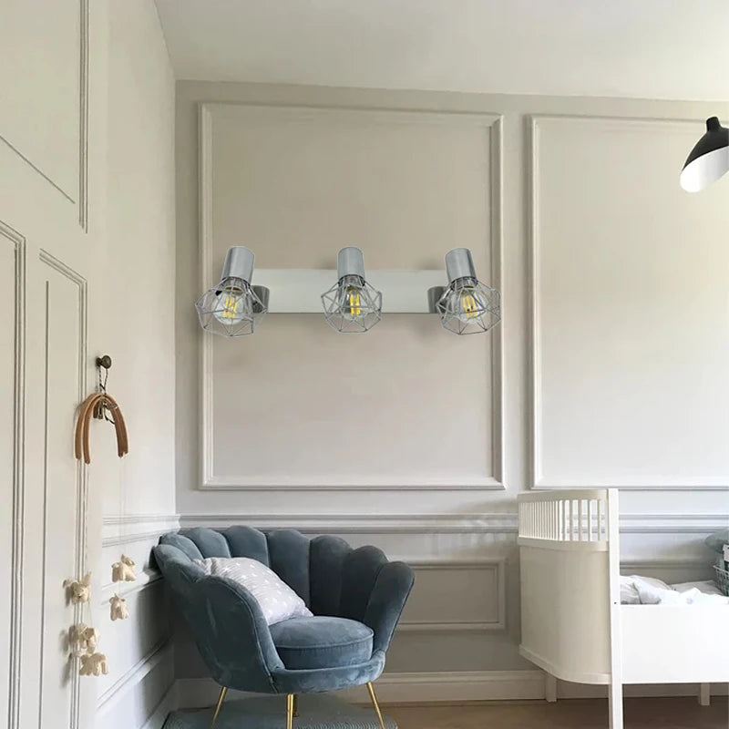 Nordic Rotatable LED Wall Light Modern Minimalist  Lighting for Bedside Hallway Office Home Decor Scandinavian Design Wall Lamp