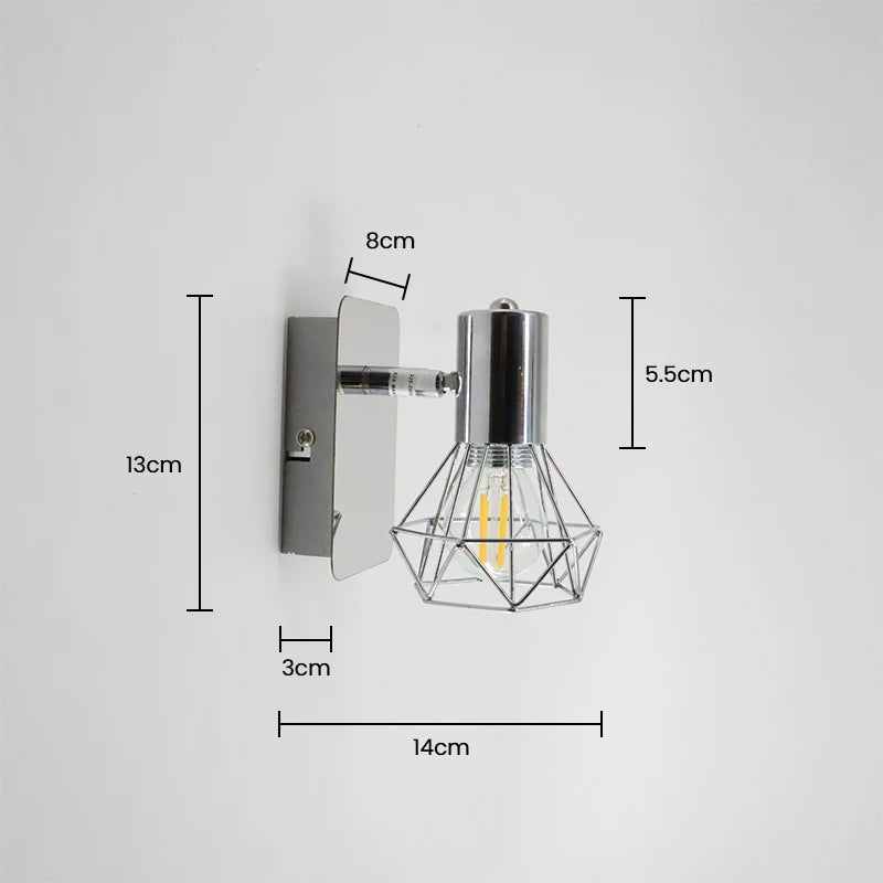 Nordic Rotatable LED Wall Light Modern Minimalist  Lighting for Bedside Hallway Office Home Decor Scandinavian Design Wall Lamp