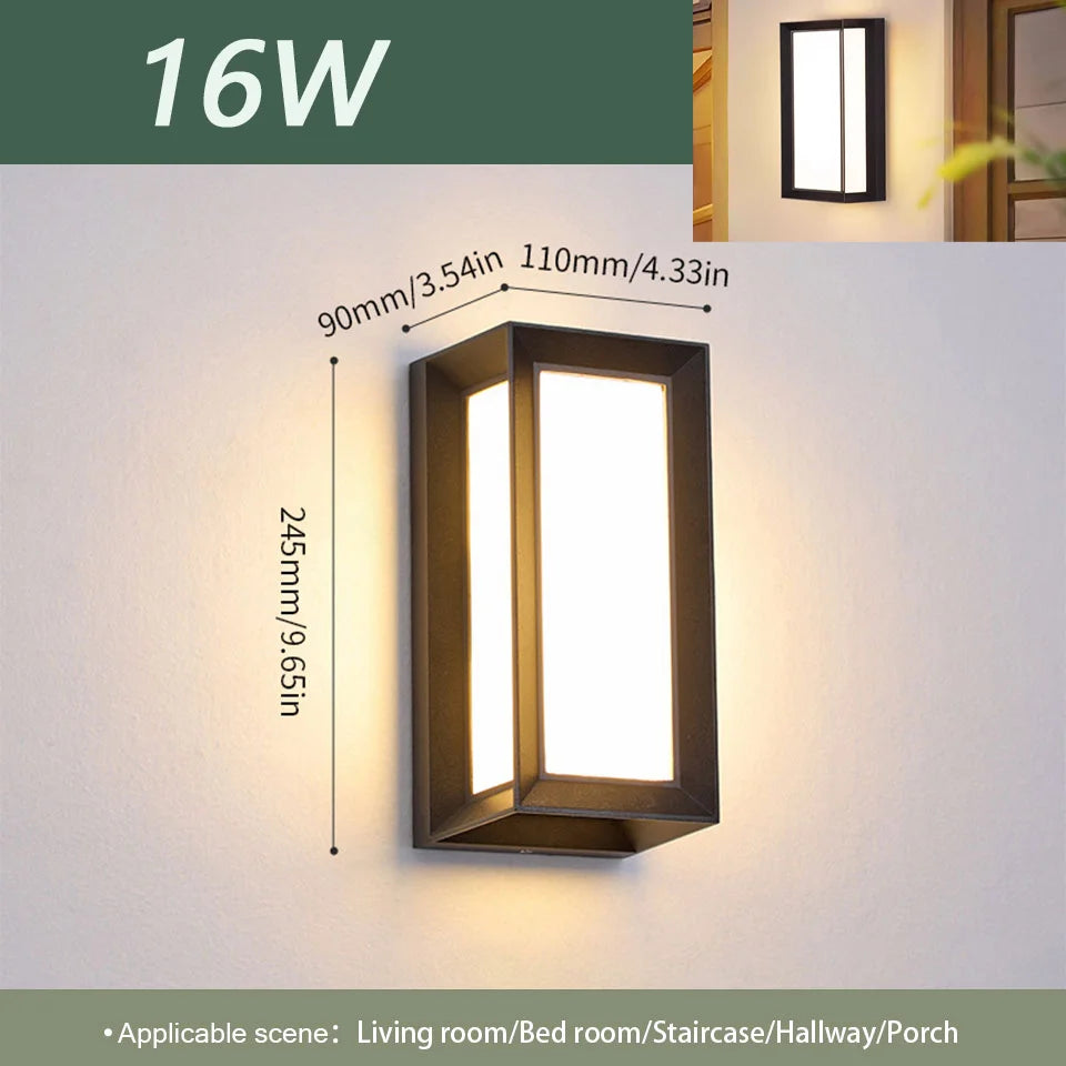 Led Outdoor Wall Light Waterproof