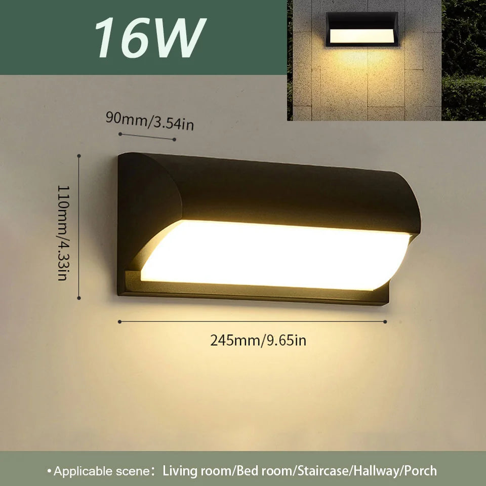 Led Outdoor Wall Light Waterproof